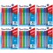 InkJoy 100ST Ballpoint Pens, Medium Point, Assorted Ink, 8 Per Pack, 6 Packs